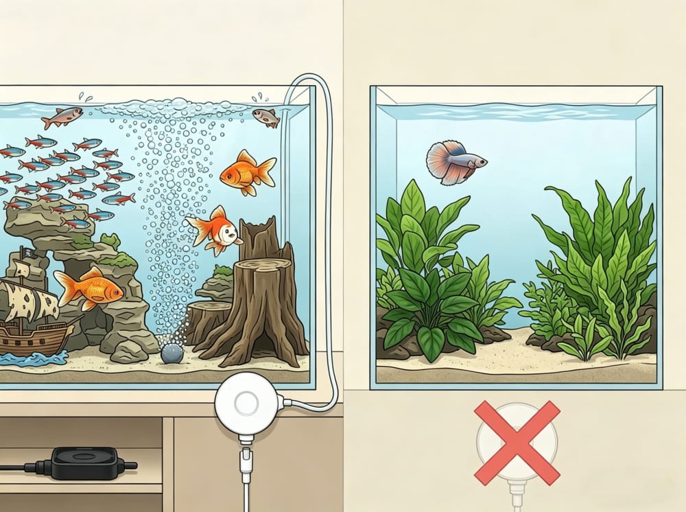 Do U.S. Aquariums Need Air Pumps? A Practical Guide -1