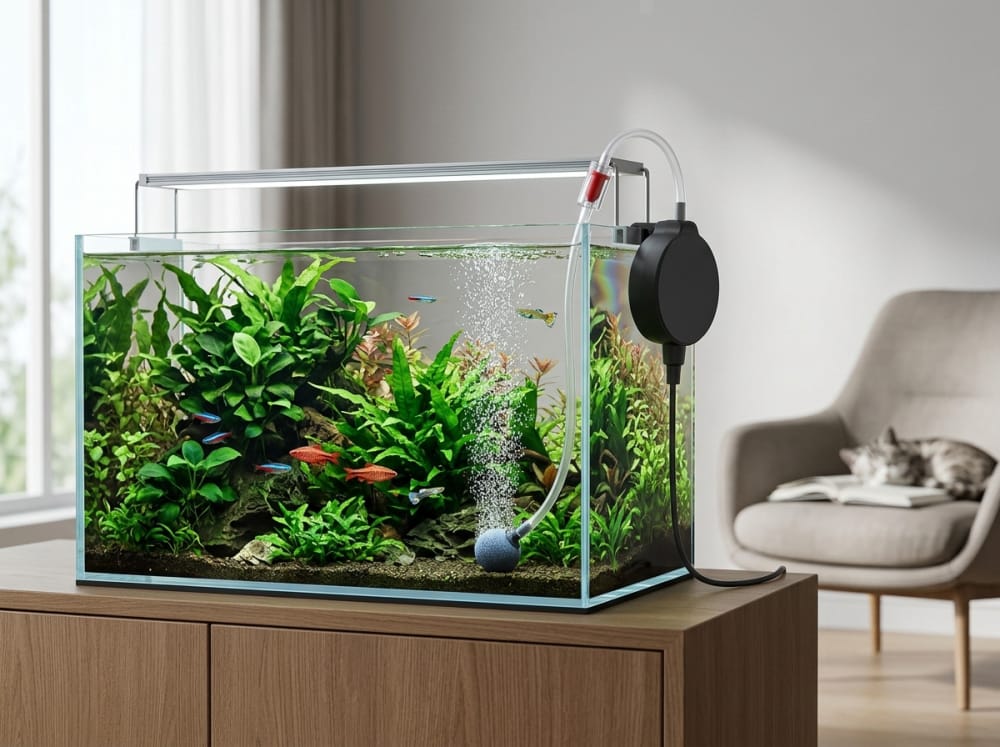 Ultra-Quiet Mini Air Pumps for U.S. Aquariums -2