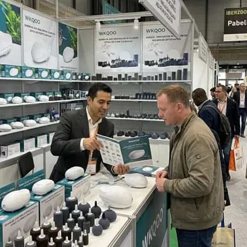 WKAQOO aquarium product exhibition booth at IBERZOO&PROPET Feb 2025, Madrid for global distributor and OEM buyer outreach