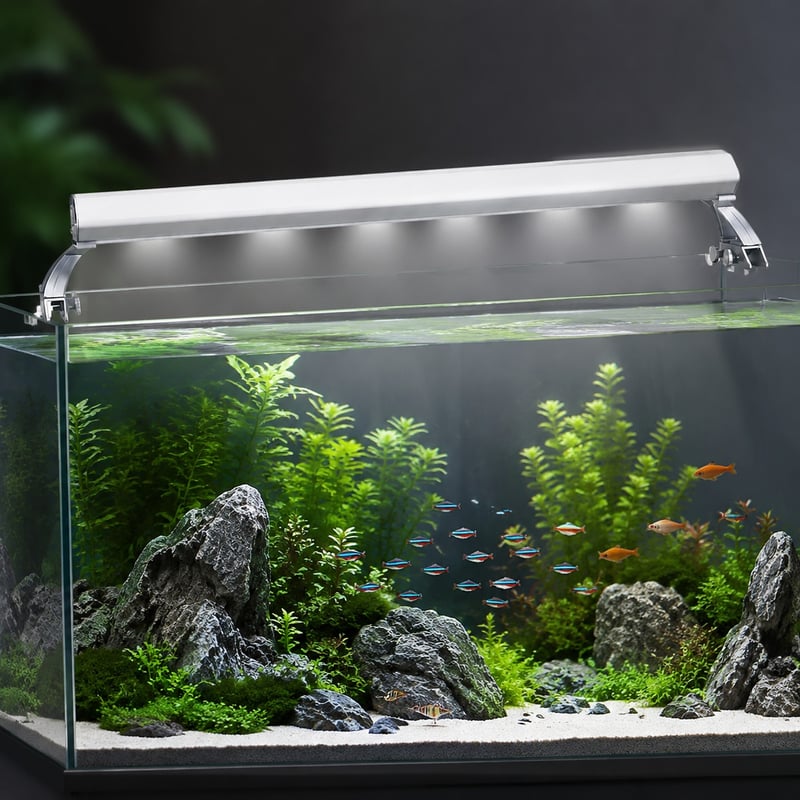 WK007 T5 HO 2 Lamp Aquarium Light model WK007 detail image 2 for Aquarium equipment wholesale and OEM buyers