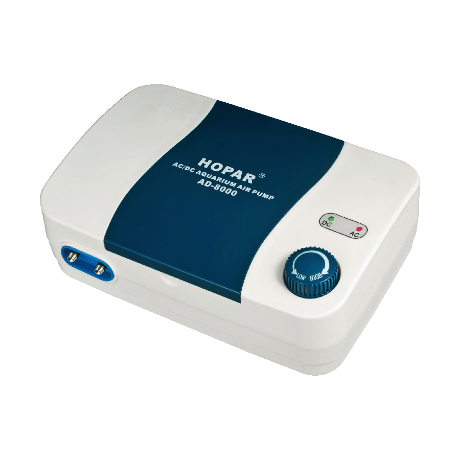 WK009 AD-8000 Rechargeable Aquarium Air Pump model WK009 performance image for Aquarium equipment distributors and sourcing teams