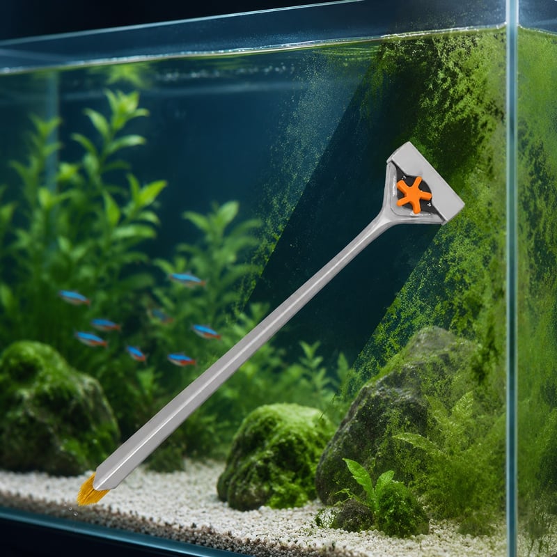 WK014 Aquarium Algae Scraper model WK014 functions image for Aquarium equipment distributors and sourcing teams