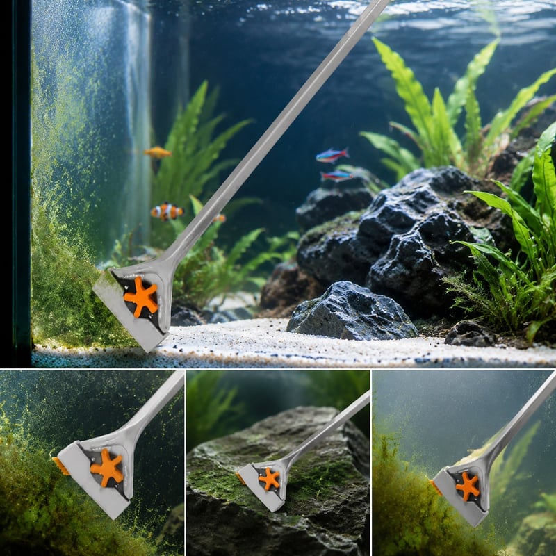 WK014 Aquarium Algae Scraper model WK014 advantages image for Aquarium equipment distributors and sourcing teams