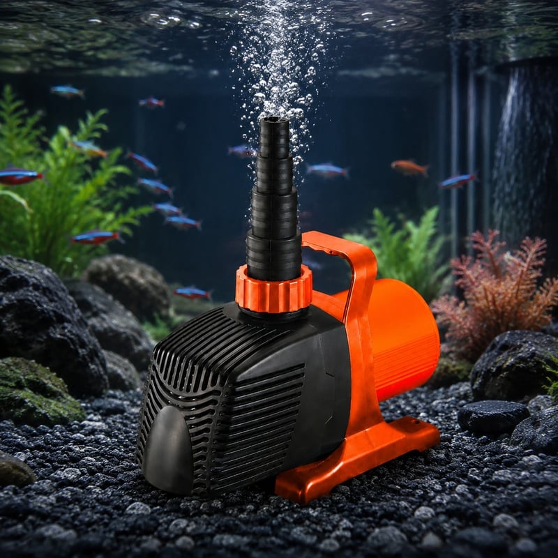 WK021 4 Pole Variable Speed Aquarium Water Pump model WK021 performance image for Aquarium equipment distributors and sourcing teams