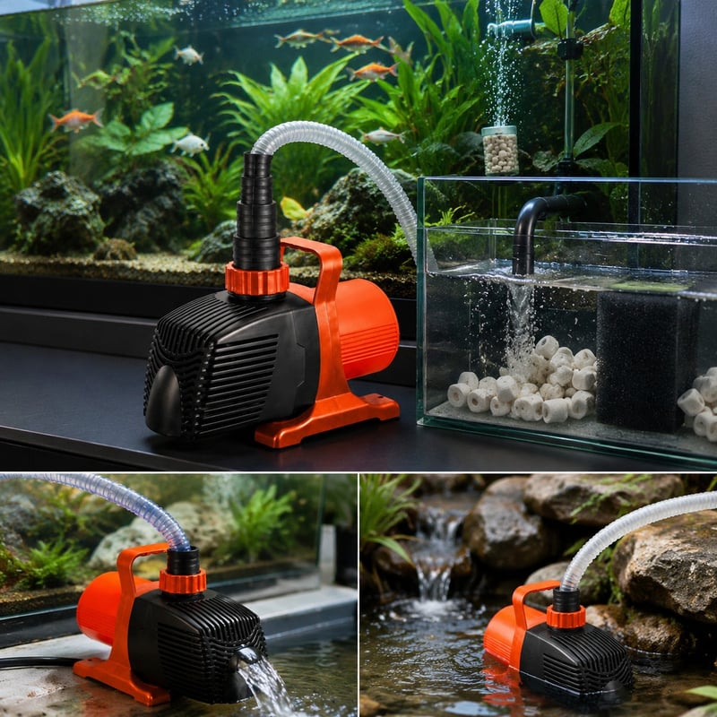 WK022 4 Pole Variable Speed Aquarium Water Pump model WK022 functions image for Aquarium equipment distributors and sourcing teams