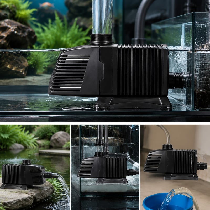 WK023 Variable Speed Submersible Aquarium Water Pump model WK023 functions image for Aquarium equipment distributors and sourcing teams