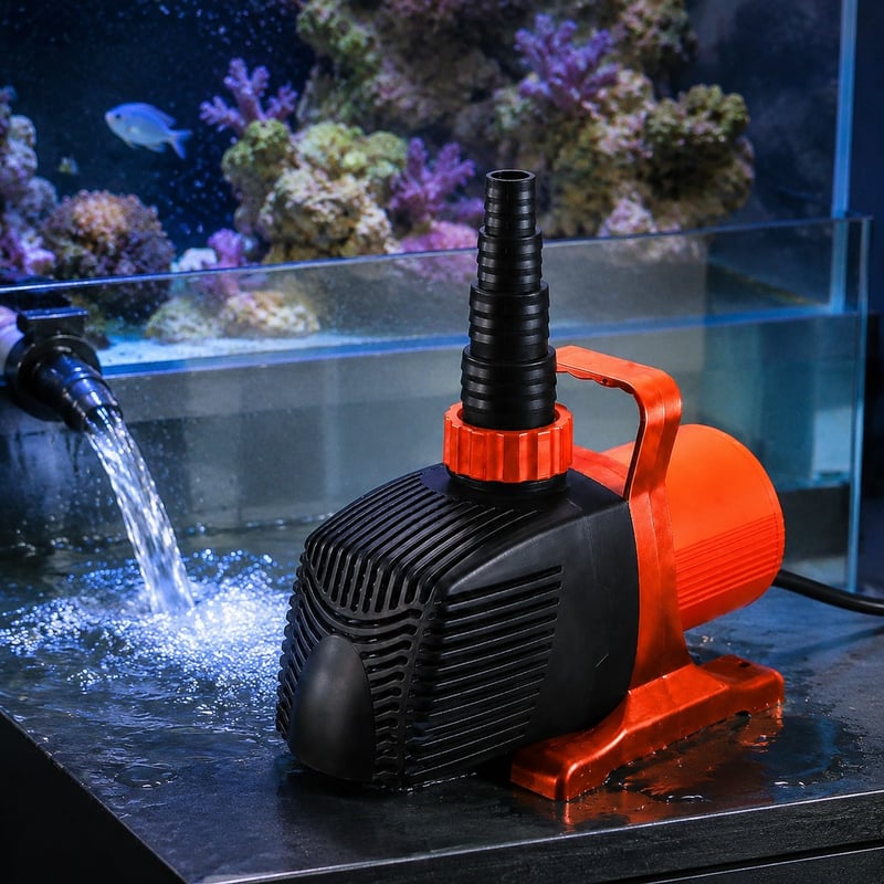 WK024 4 Pole Variable Speed Aquarium Water Pump model WK024 performance image for Aquarium equipment distributors and sourcing teams