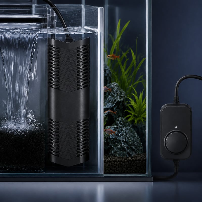 WK029 Digital Aquarium Heater model WK029 performance image for Aquarium equipment distributors and sourcing teams