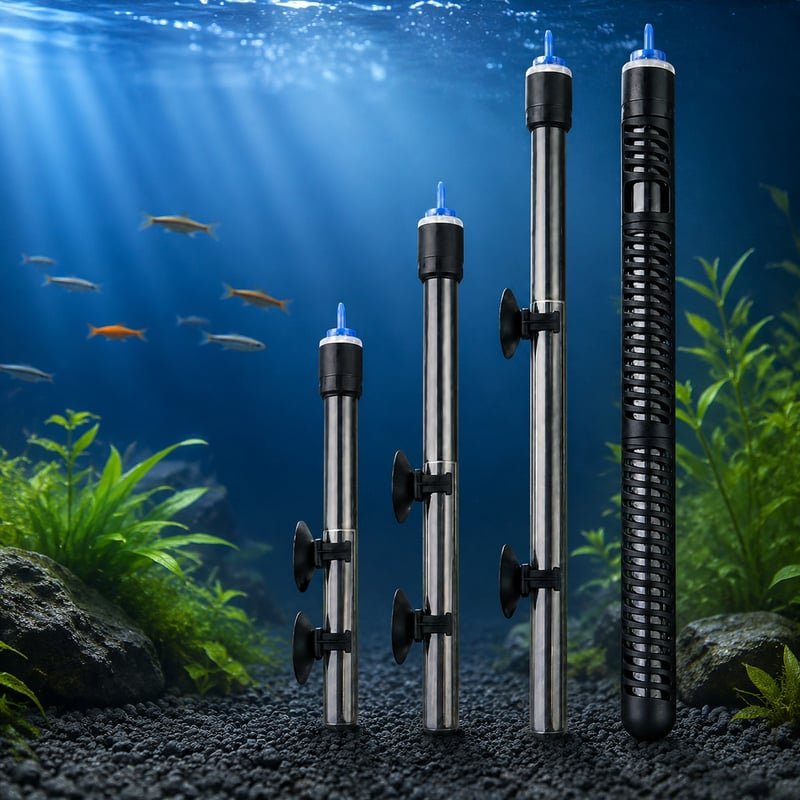 WK034 Digital Quartz Aquarium Heater model WK034 performance image for Aquarium equipment distributors and sourcing teams