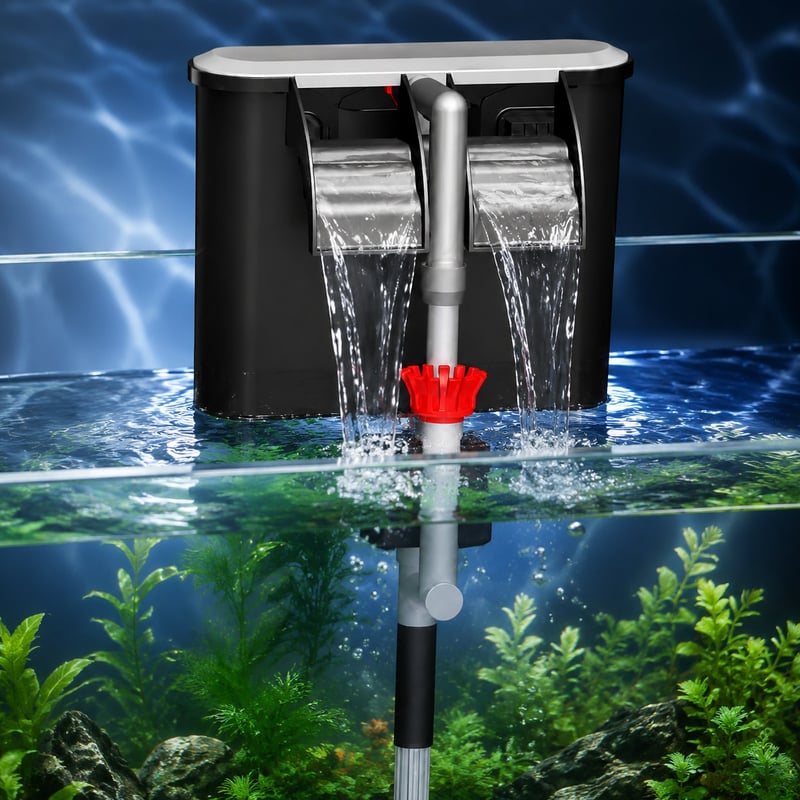 WK038 Hang-On-Back Aquarium Filter model WK038 performance image for aquarium Filtration support distributors and sourcing teams