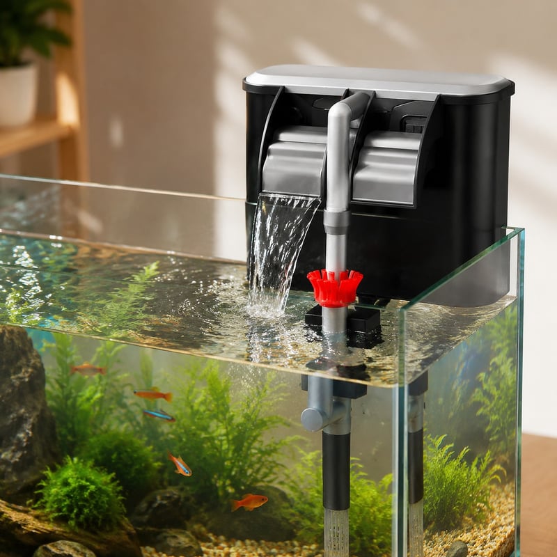 WK038 Hang-On-Back Aquarium Filter model WK038 functions image for aquarium Filtration support distributors and sourcing teams