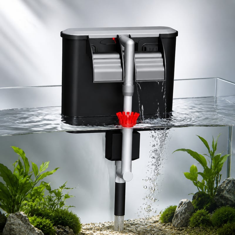 WK038 Hang-On-Back Aquarium Filter model WK038 advantages image for aquarium Filtration support distributors and sourcing teams