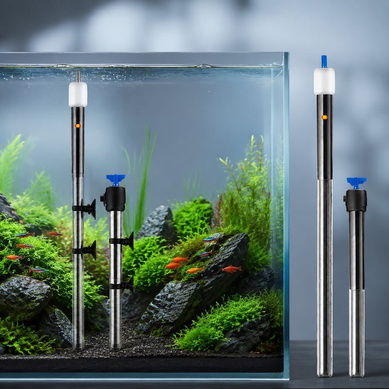 WK041 Quartz Aquarium Heater model WK041 performance image for Aquarium equipment distributors and sourcing teams