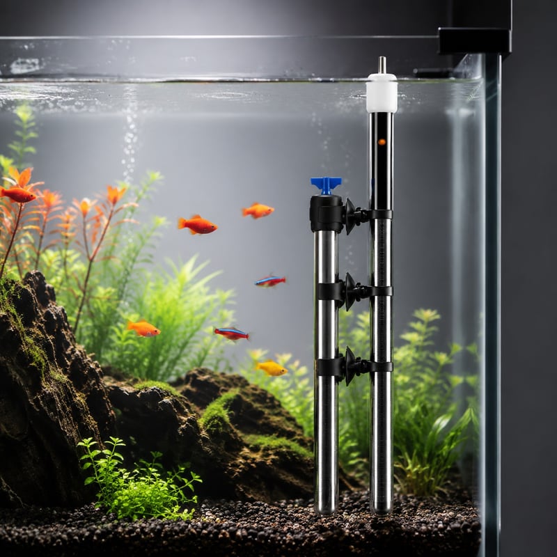 WK041 Quartz Aquarium Heater model WK041 functions image for Aquarium equipment distributors and sourcing teams