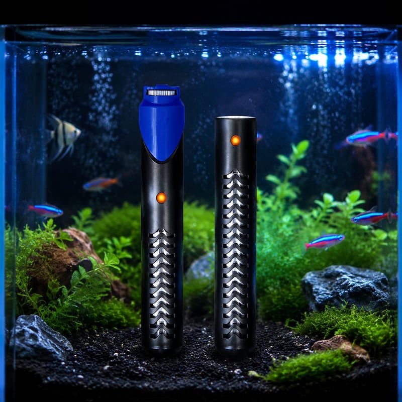 WK044 Quartz Aquarium Heater model WK044 performance image for Aquarium equipment distributors and sourcing teams