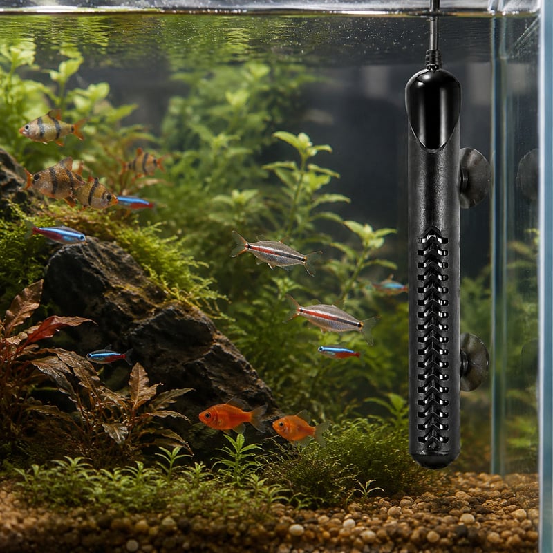 WK045 638 Digital Quartz Aquarium Heater model WK045 functions image for Aquarium equipment distributors and sourcing teams