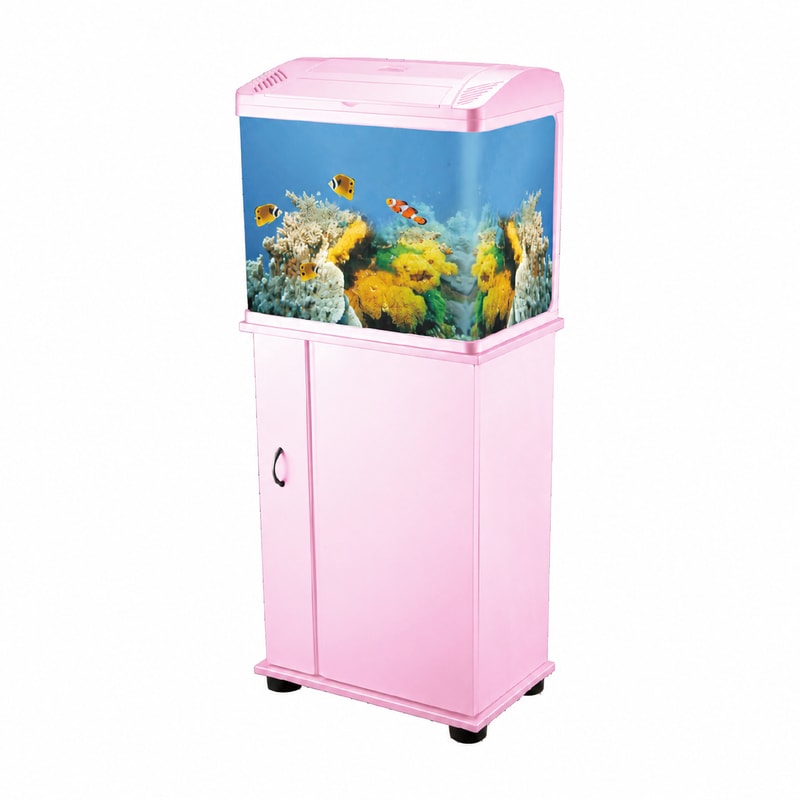 WK047 Bow Front Glass Fish Tank with Cabinet and LED Light for Aquarium tanks wholesale, OEM and distributor supply