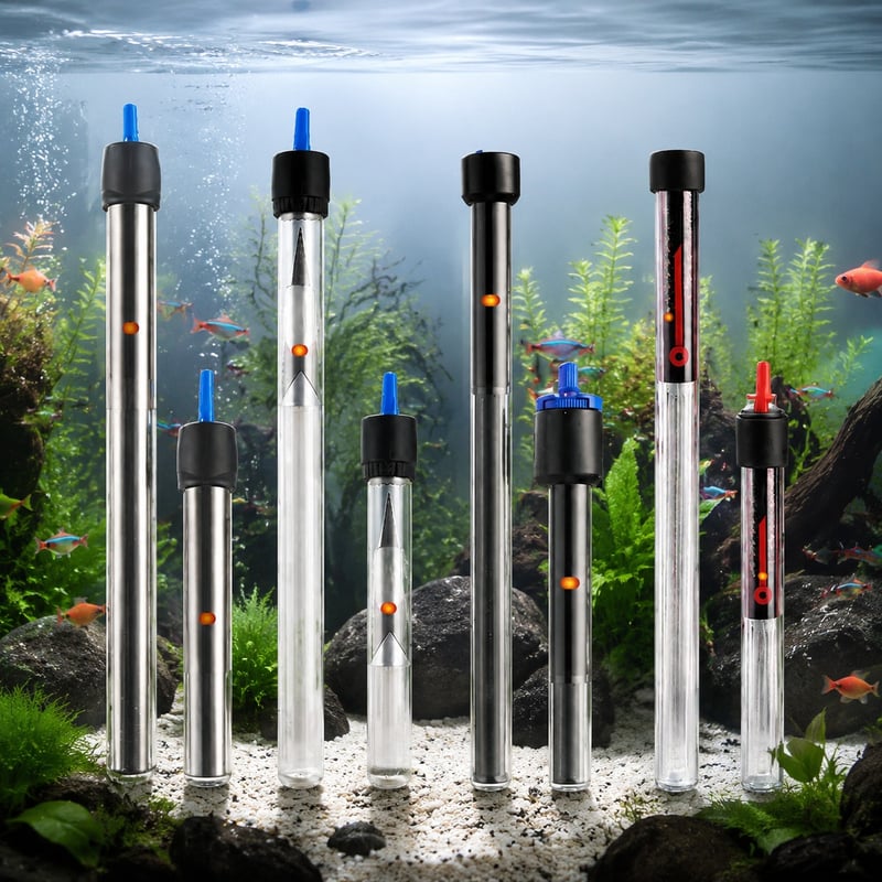 WK051 Quartz Aquarium Heater model WK051 performance image for Aquarium equipment distributors and sourcing teams