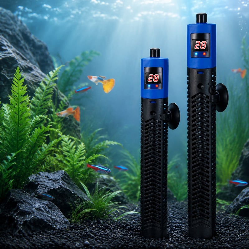 WK058 Digital Display Aquarium Heater model WK058 performance image for Aquarium equipment distributors and sourcing teams