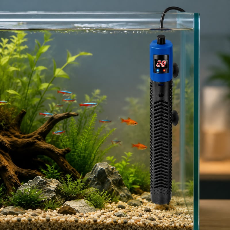 WK058 Digital Display Aquarium Heater model WK058 functions image for Aquarium equipment distributors and sourcing teams
