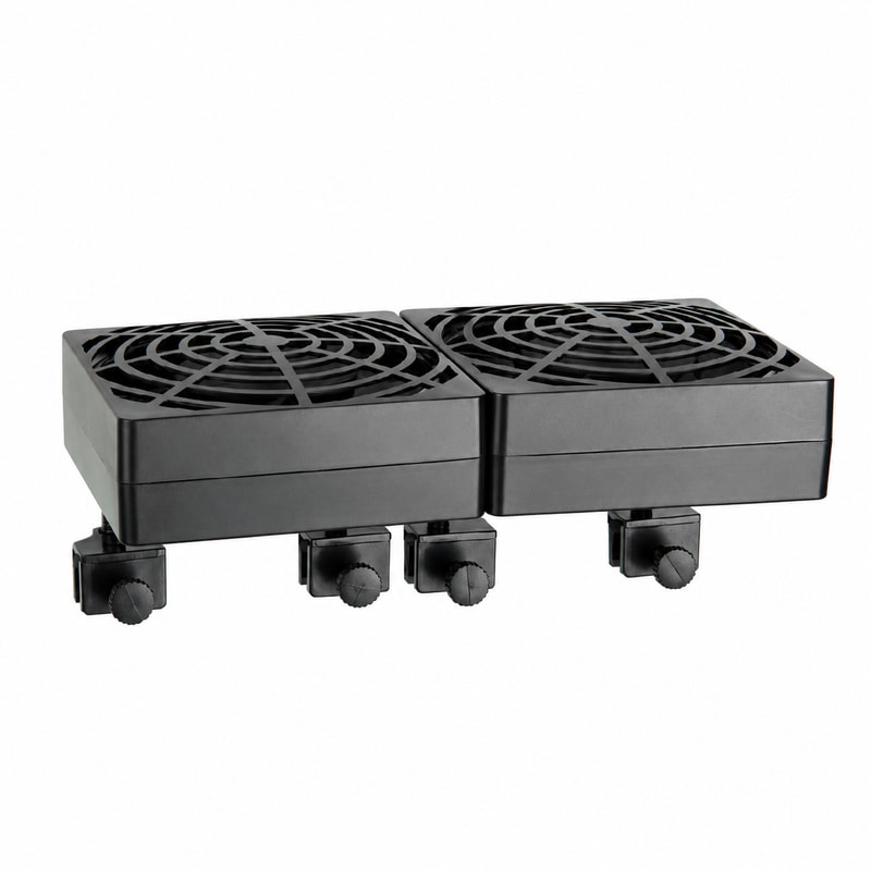 WK061 Dual Head Clip-On Aquarium Cooling Fan for Fish Tanks for aquarium Maintenance & Accessories wholesale, OEM and distributor supply