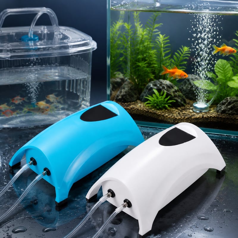 WK063 Rechargeable Aquarium Air Pump model WK063 performance image for Aquarium equipment distributors and sourcing teams