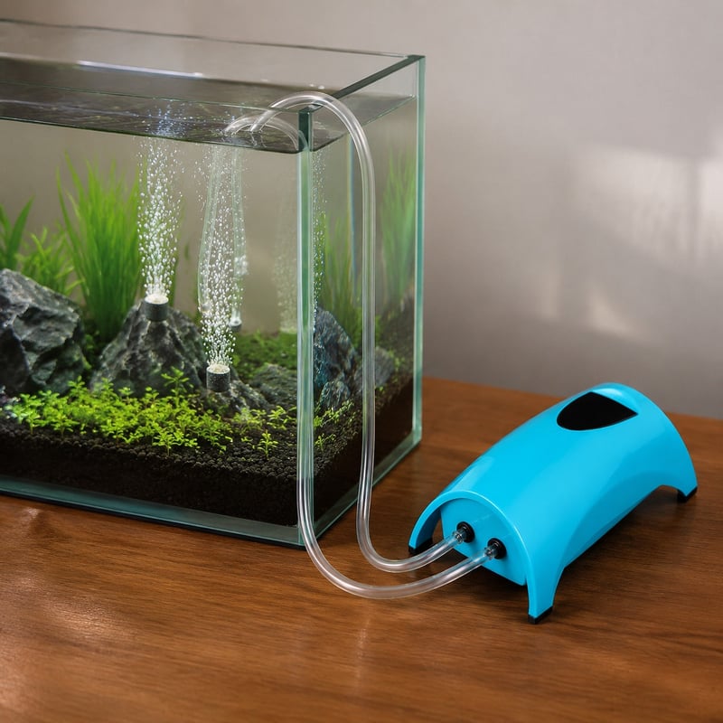 WK063 Rechargeable Aquarium Air Pump model WK063 functions image for Aquarium equipment distributors and sourcing teams