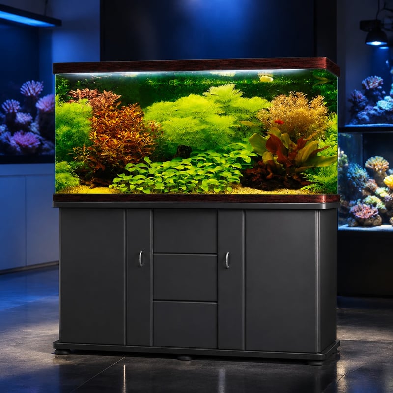 WK068 Hb Glass Aquarium Fish Tank with Cabinet model WK068 performance image for Aquarium tanks distributors and sourcing teams