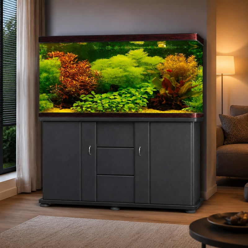 WK068 Hb Glass Aquarium Fish Tank with Cabinet model WK068 functions image for Aquarium tanks distributors and sourcing teams