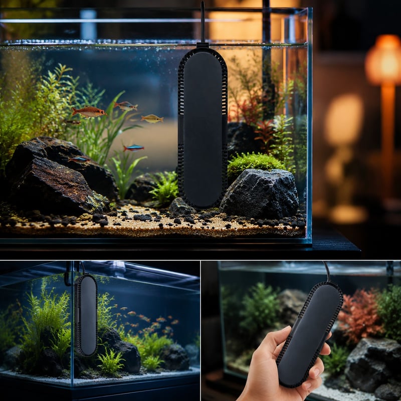 WK073 High Power Compact Digital Aquarium Heater model WK073 functions image for Aquarium equipment distributors and sourcing teams