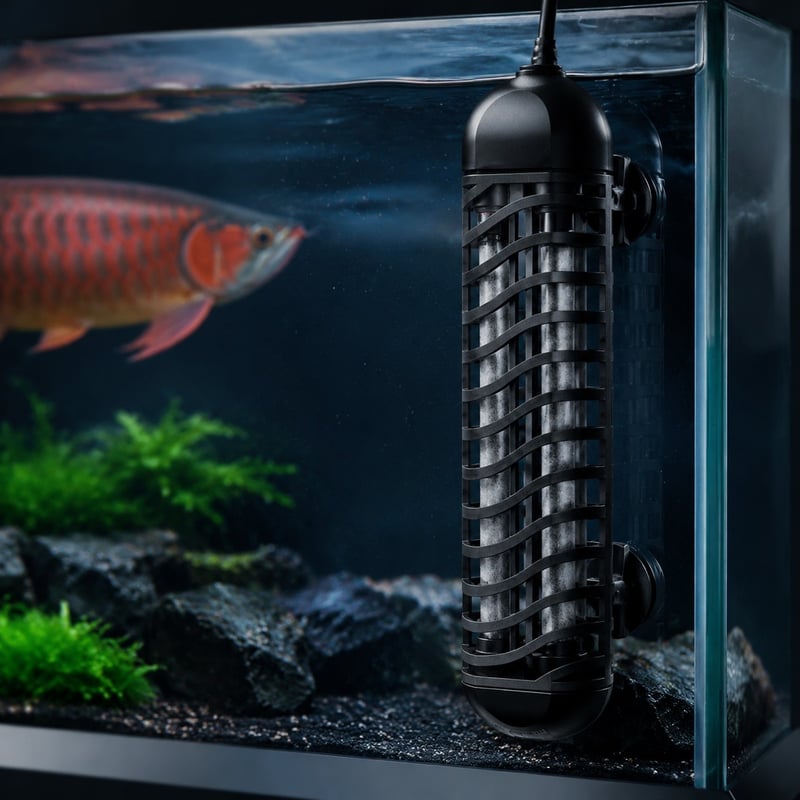 WK077 Split Type Digital Arowana Aquarium Heater model WK077 performance image for Aquarium equipment distributors and sourcing teams