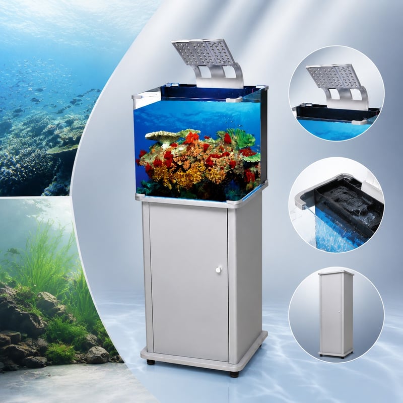 WK079 Bow Front Glass Aquarium Fish Tank model WK079 detail image 4 for Aquarium tanks wholesale and OEM buyers