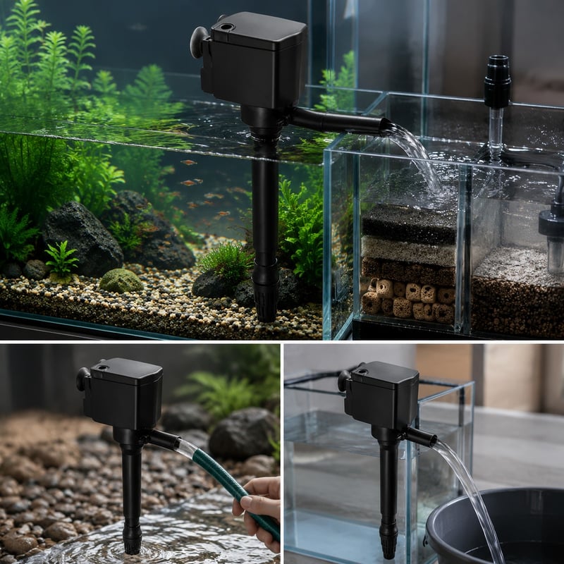WK082 3 In 1 Submersible Aquarium Water Pump model WK082 detail image 3 for Aquarium equipment wholesale and OEM buyers