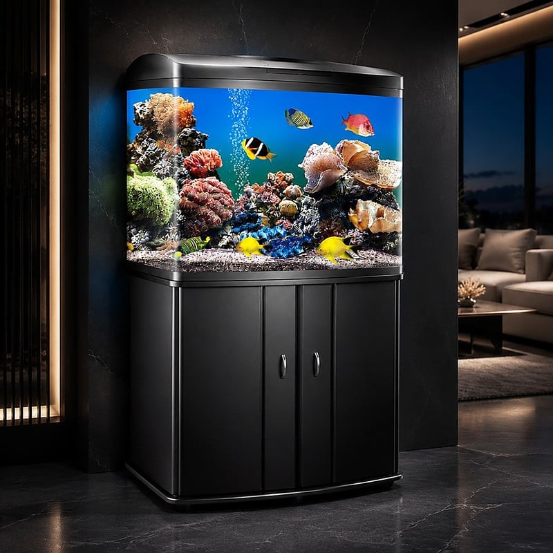 WK083 Bow Front Marine Aquarium Tank model WK083 detail image 4 for Aquarium tanks wholesale and OEM buyers