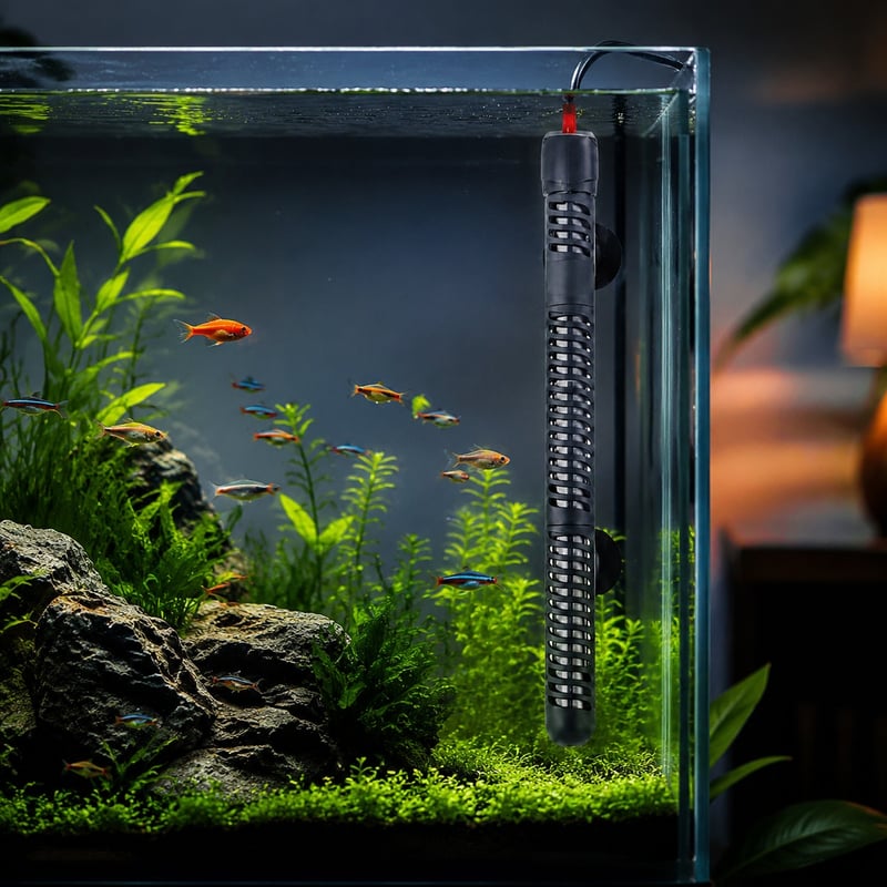 WK087 Digital Quartz Aquarium Heater model WK087 functions image for Aquarium equipment distributors and sourcing teams
