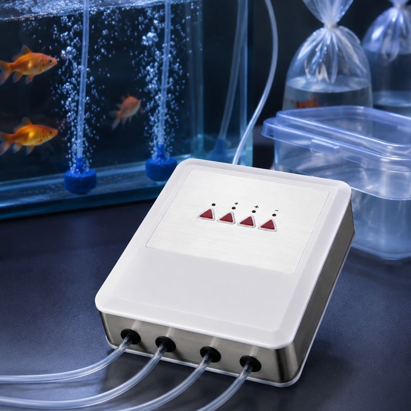 WK099 Rechargeable Aquarium Air Pump model WK099 performance image for Aquarium equipment distributors and sourcing teams
