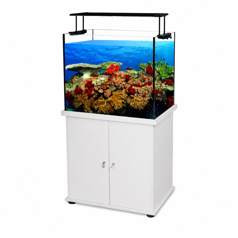 WK102 Aquarium Tank Set with Ultra Slim Clip-On LED Light for Aquarium tanks wholesale, OEM and distributor supply
