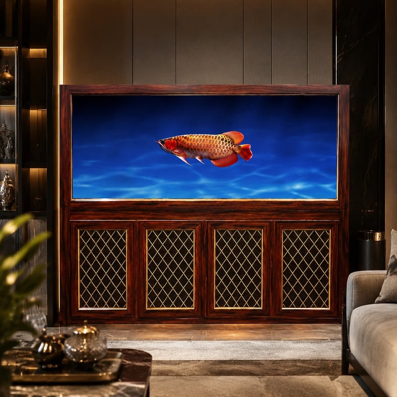 WK106 Wood Grain Arowana Aquarium Tank model WK106 functions image for Aquarium tanks distributors and sourcing teams