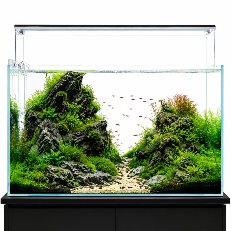 WK113 Premium Glass Aquarium Fish Tank model WK113 detail image 5 for Aquarium tanks wholesale and OEM buyers