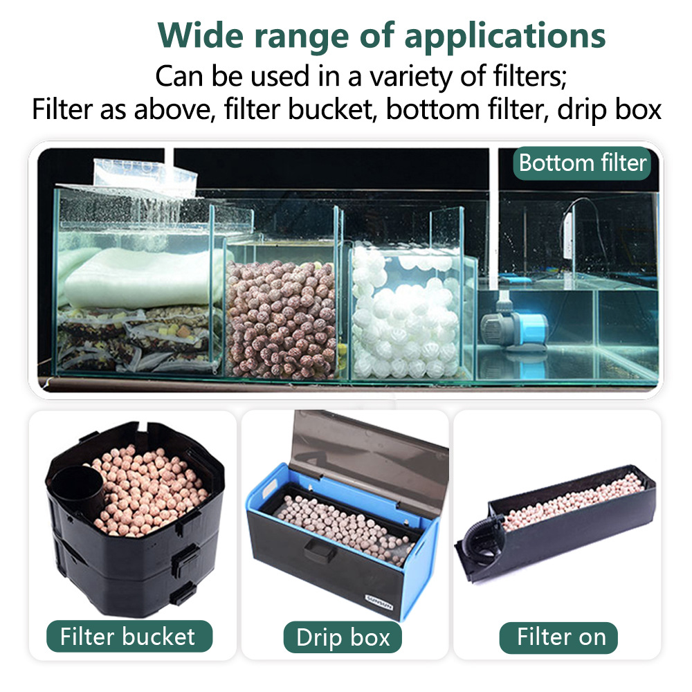 WK115 Quartz Bio Media Balls model WK115 detail image 6 for aquarium Filtration support wholesale and OEM buyers