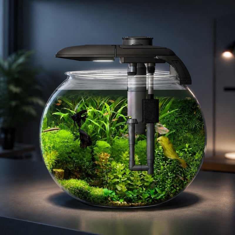 WK117 Round PC Aquarium Tank model WK117 performance image for Aquarium tanks distributors and sourcing teams