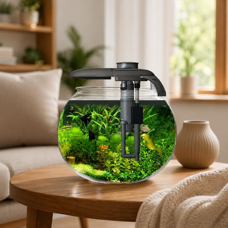 WK117 Round PC Aquarium Tank model WK117 functions image for Aquarium tanks distributors and sourcing teams
