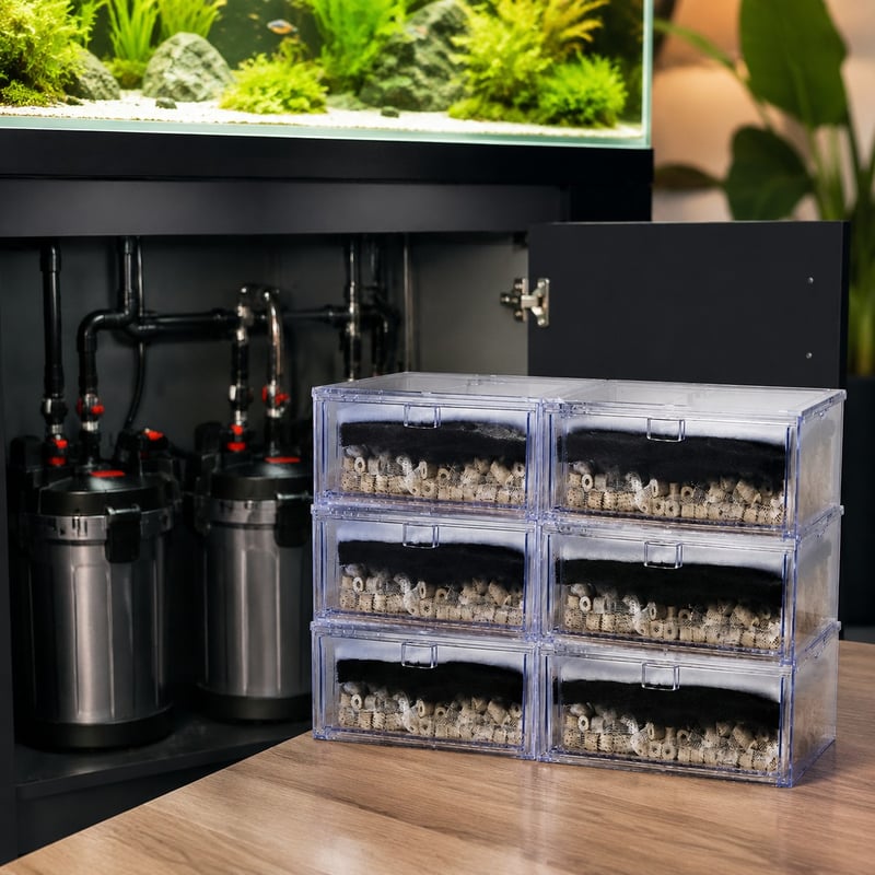 WK128 Trickle Biological Aquarium Filter System model WK128 functions image for Aquarium equipment distributors and sourcing teams
