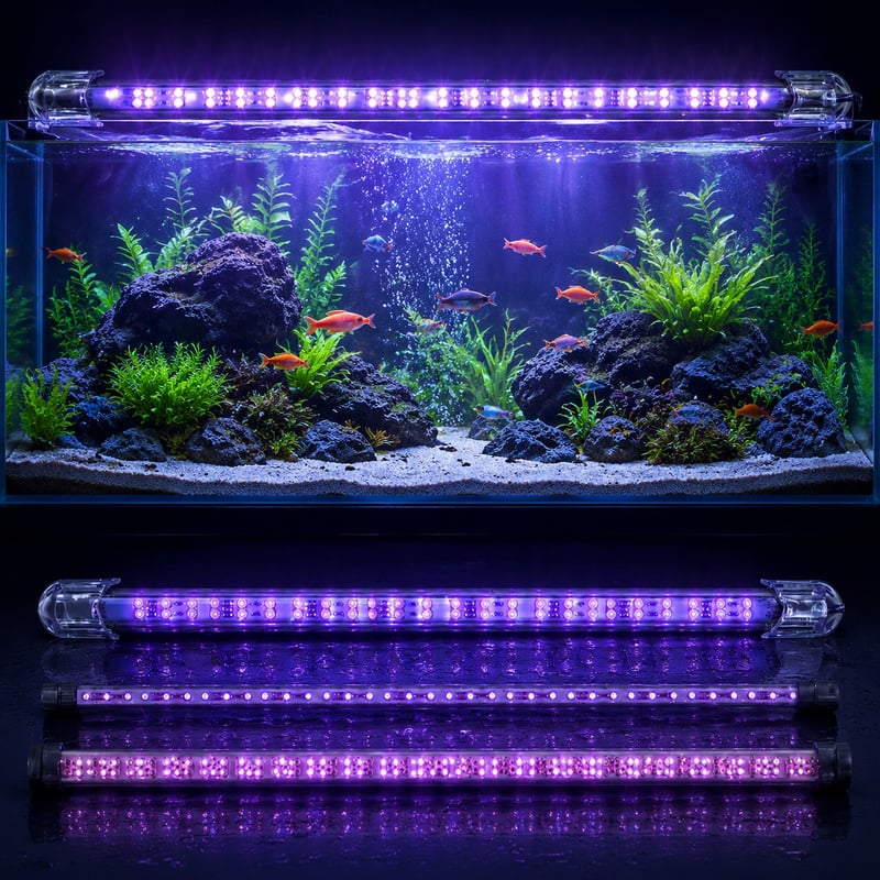 WK130 Submersible Arowana Aquarium Light model WK130 performance image for Aquarium equipment distributors and sourcing teams