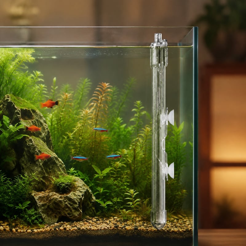 WK131 Quartz Aquarium Heater model WK131 functions image for Aquarium equipment distributors and sourcing teams