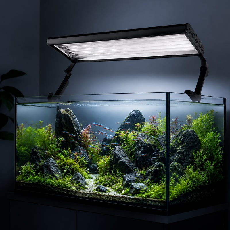 WK135 6-Lamp T5 HO Aquarium Light Fixture model WK135 functions image for Aquarium equipment distributors and sourcing teams