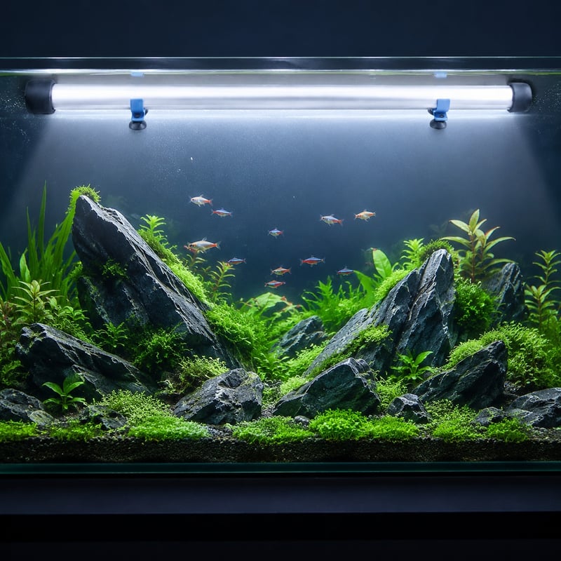 WK137 T5 T8 T9 Submersible Aquarium Light model WK137 performance image for Aquarium equipment distributors and sourcing teams
