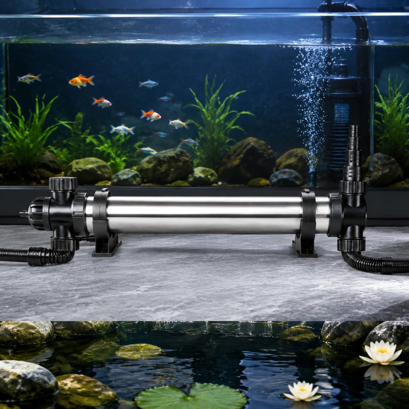 WK143 T8 Aquarium UV Sterilizer model WK143 functions image for Aquarium equipment distributors and sourcing teams