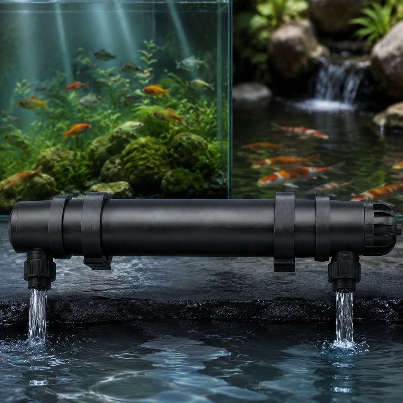 WK145 Aquarium UV Sterilizer with Housing model WK145 detail image 2 for Aquarium equipment wholesale and OEM buyers