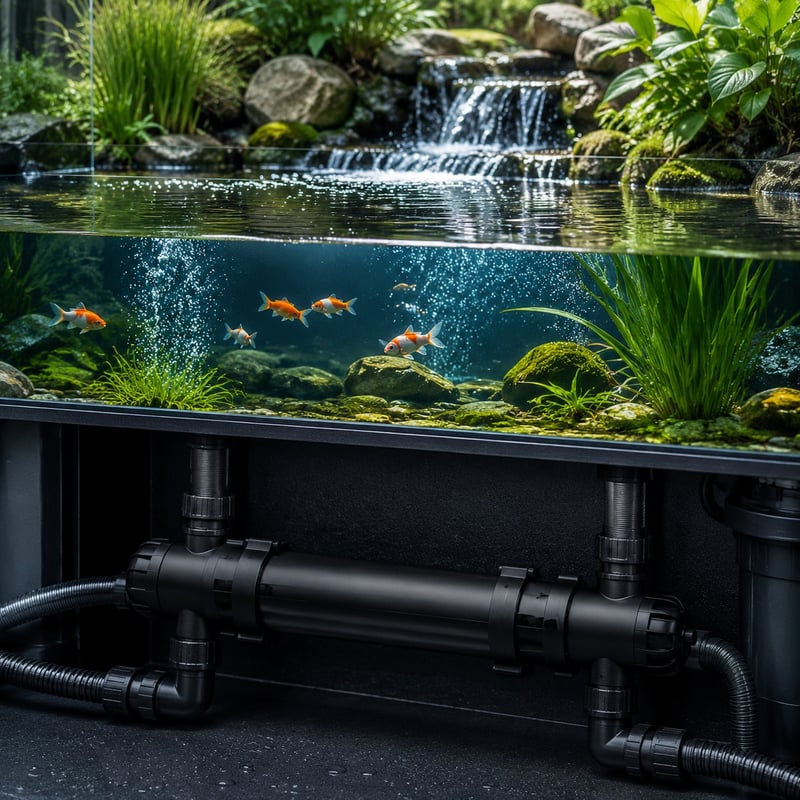 WK145 Aquarium UV Sterilizer with Housing model WK145 detail image 3 for Aquarium equipment wholesale and OEM buyers